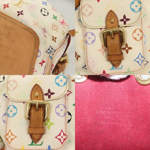 LOUIS VUITTON Monogram Multicolor Petit Noe Bag White M42229 LV Auth 127305 - Picture 14 of 14